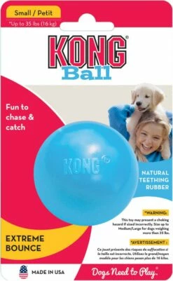 Kong Puppy Bal Met Gat Assorti -Goedkope DierenwereldXL winkel 0035585356037 a blauw 2
