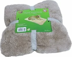 Plaid Supersoft 2-zijdig Taupe/beige -Goedkope DierenwereldXL winkel 0212185 a