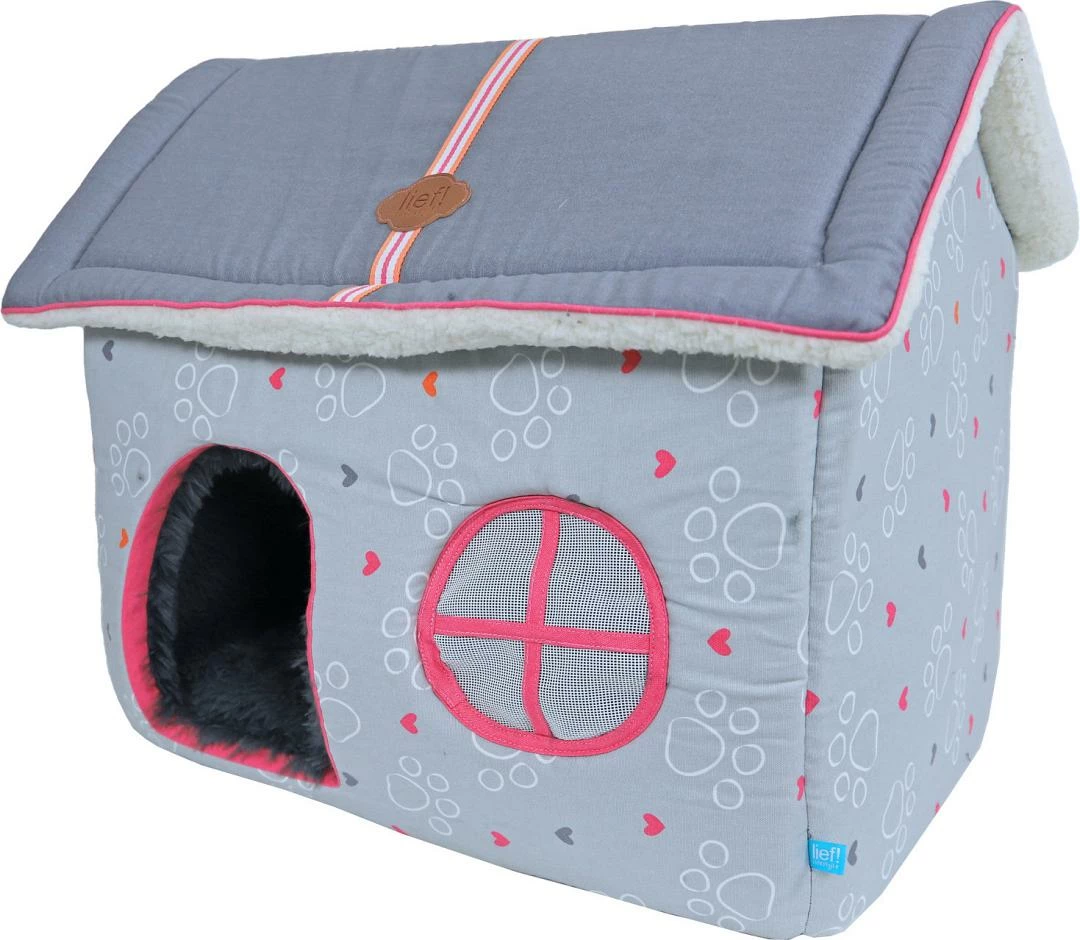 Lief! Lifestyle Girls Villa Hond/kat 60 X 45 Cm 1 Lief! Lifestyle Girls Villa Hond/kat 60 X 45 Cm