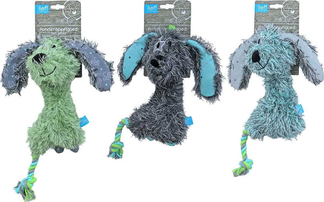Lief! Lifestyle Boys Teckel Met Piep Assorti 28 Cm 1 Lief! Lifestyle Boys Teckel Met Piep Assorti 28 Cm
