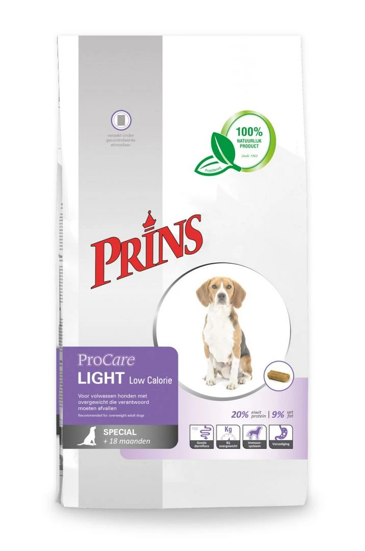 Prins Hondenvoer ProCare Light Low Calorie 7,5 Kg 1 Prins Hondenvoer ProCare Light Low Calorie 7,5 Kg