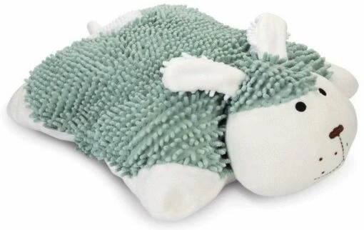 Beeztees Puppy Knuffelkussen Snuggy Groen/wit -Goedkope DierenwereldXL winkel 0707237