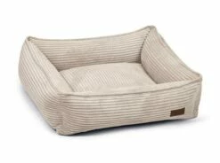 Designed By Lotte Hondenmand Ribbed Lichtgrijs