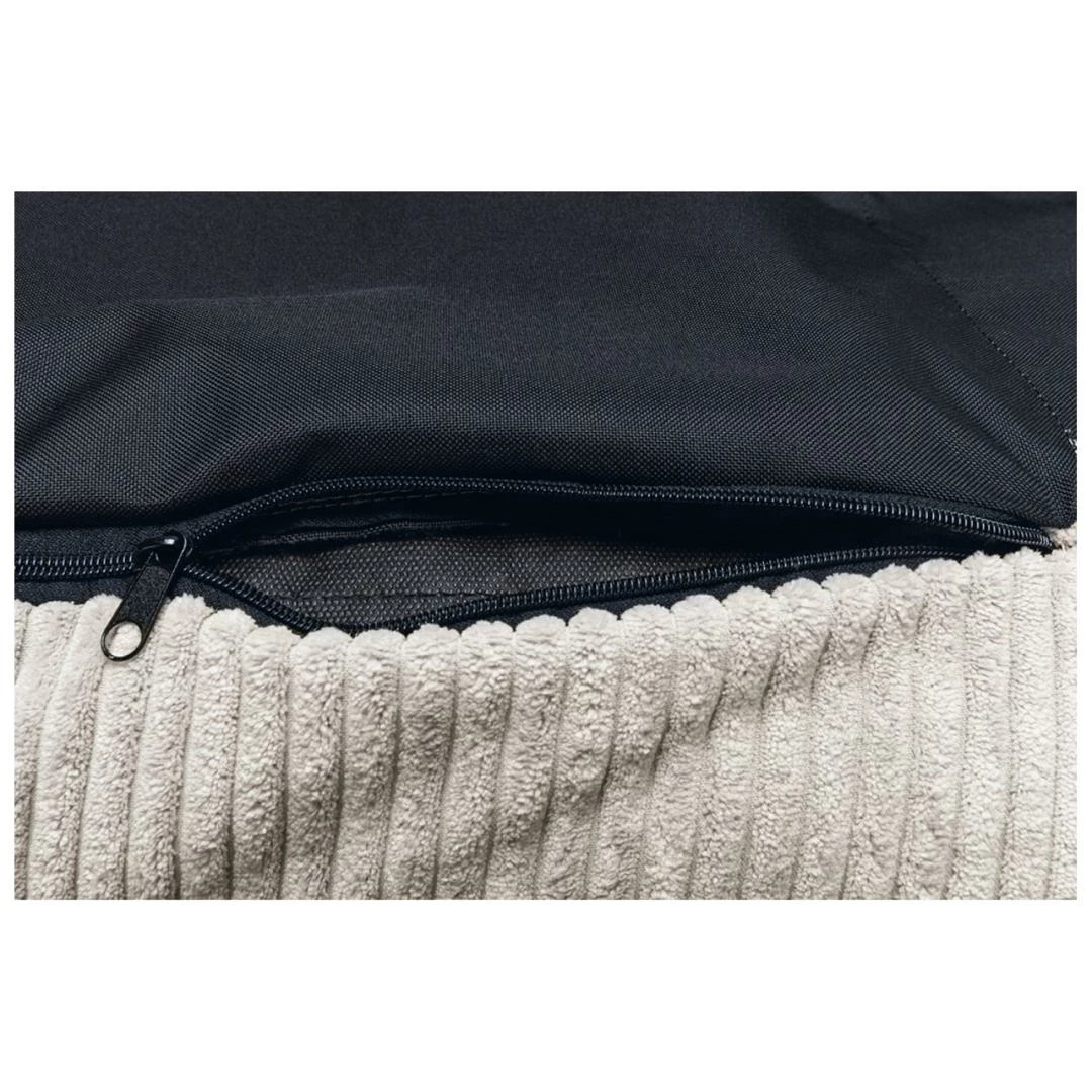 Designed By Lotte Bankkussen Ribbed Lichtgrijs 2 Designed By Lotte Bankkussen Ribbed Lichtgrijs - Afbeelding 2