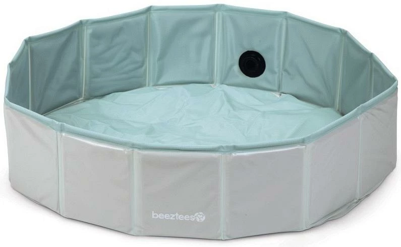 Beeztees Puppy Ballenbad Funchie Grijs/groen 1 Beeztees Puppy Ballenbad Funchie Grijs/groen