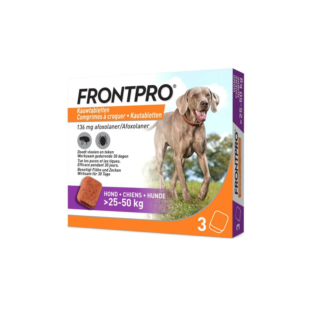 FRONTPRO Kauwtabletten Hond XL 3 St 1 FRONTPRO Kauwtabletten Hond XL 3 St