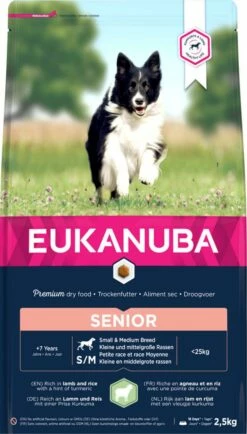 Eukanuba Hondenvoer All Breeds Mature/ Senior Lamb 2,5 Kg
