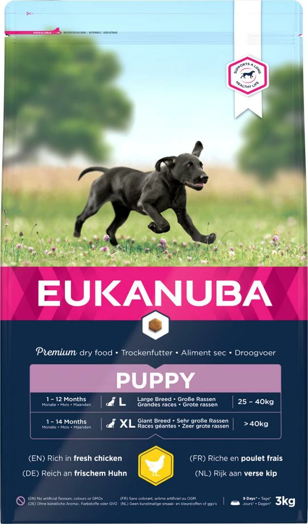 Eukanuba Hondenvoer Growing Puppy Large Breed 3 Kg 1 Eukanuba Hondenvoer Growing Puppy Large Breed 3 Kg
