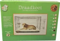 Boon Premium Hondenbench Met Deur En Schuifdeur Zwart -Goedkope DierenwereldXL winkel 8712901071424 a