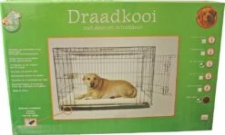 Boon Premium Hondenbench Met Deur En Schuifdeur Zwart -Goedkope DierenwereldXL winkel 8712901071561 a