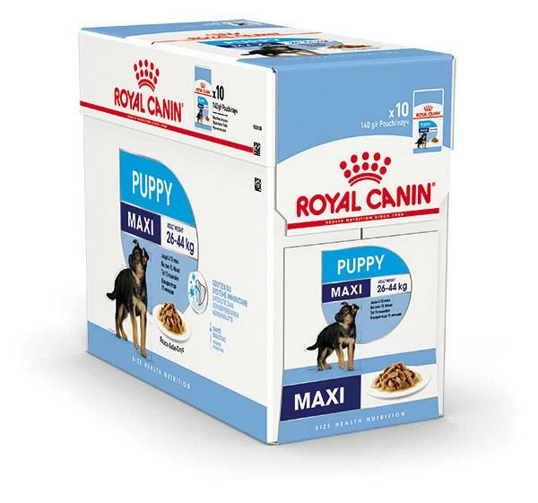 Royal Canin Hondenvoer Maxi Puppy 10 X 140 Gr 1 Royal Canin Hondenvoer Maxi Puppy 10 X 140 Gr
