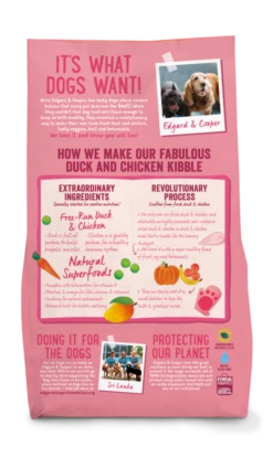 Edgard & Cooper Hondenvoer Puppy Eend En Kip 2,5 Kg -Goedkope DierenwereldXL winkel EC 2018 2.5kg Bag Puppy Duck Chicken Export BOP