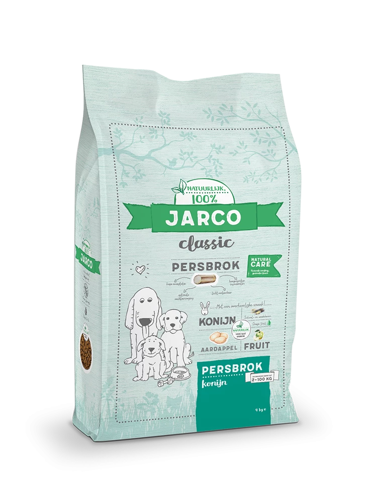 Jarco Hondenvoer Classic Persbrok Konijn 4 Kg 1 Jarco Hondenvoer Classic Persbrok Konijn 4 Kg
