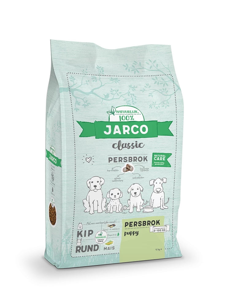 Jarco Hondenvoer Classic Persbrok Puppy 4 Kg 1 Jarco Hondenvoer Classic Persbrok Puppy 4 Kg