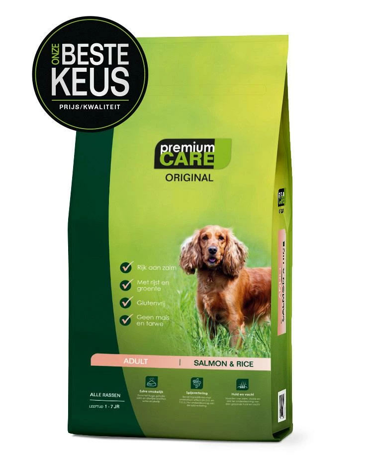 Premium Care Original Adult Salmon & Rice 12 Kg 1 Premium Care Original Adult Salmon & Rice 12 Kg