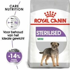 Royal Canin Hondenvoer Sterilised Mini 3 Kg 6 Royal Canin Hondenvoer Sterilised Mini 3 Kg -Goedkope DierenwereldXL winkel royal canin mini sterilised volwassen hond castratie sterilisatie kleine honden hero packshot